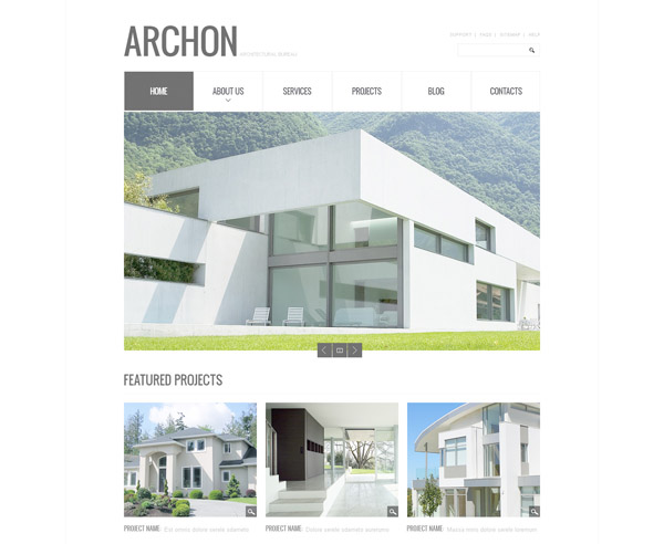 Architecture PSD Template 10