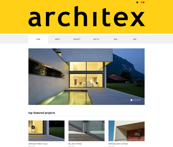 Architecture PSD Template 12