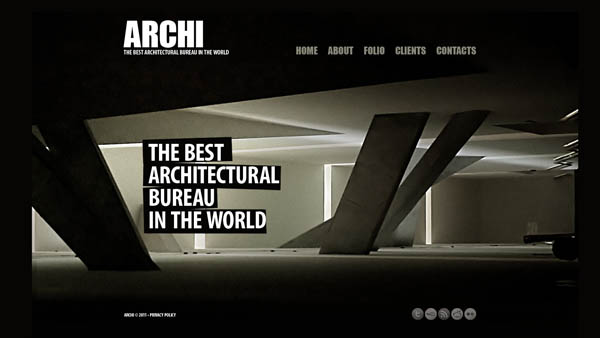 Architecture PSD Template 14