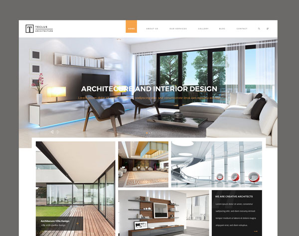 Architecture PSD Template 16