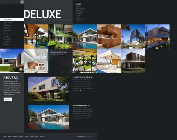 Architecture PSD Template 22