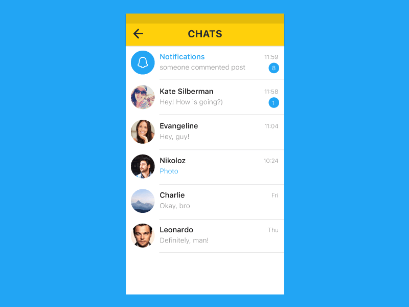 Chat Application UI Design 04