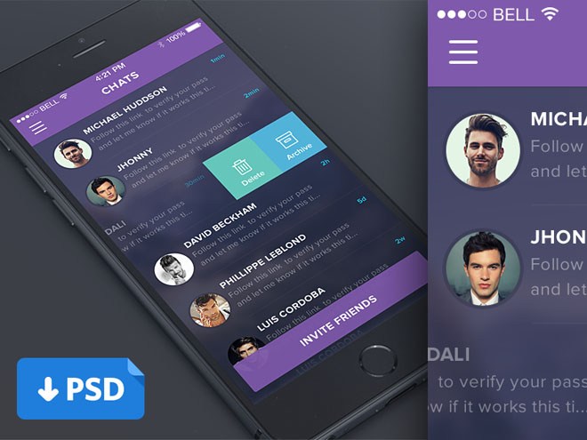 Chat Application UI Design 06