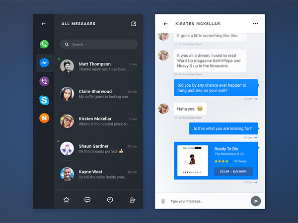 Chat Application UI Design 10