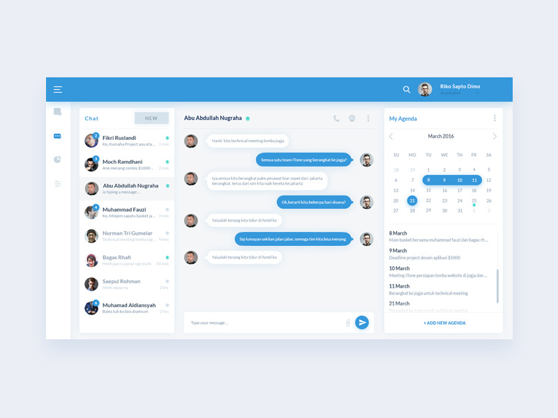 Chat Application UI Design 12