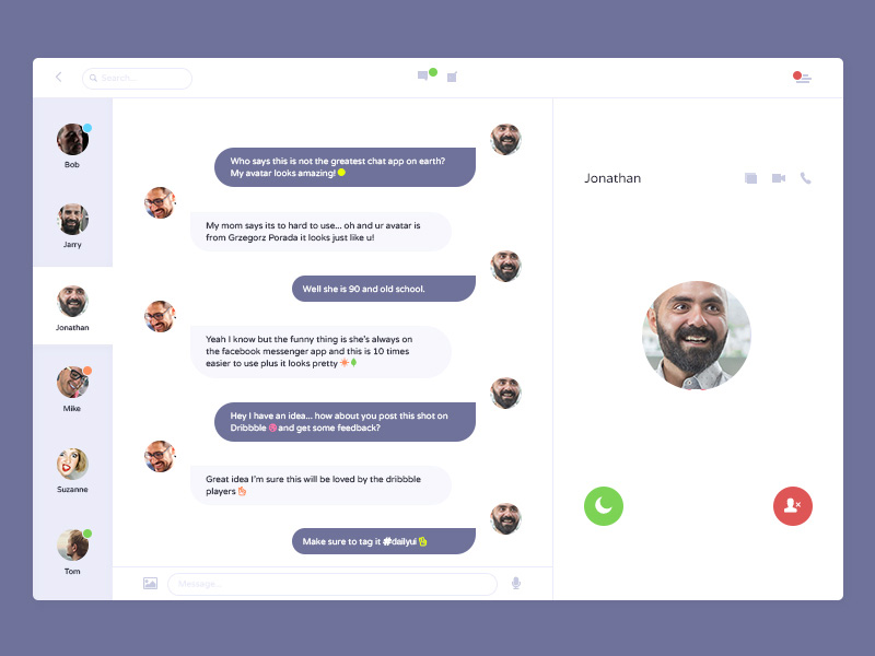 Chat Application UI Design 13