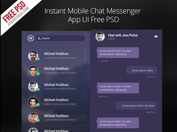 Chat Application UI Design 17