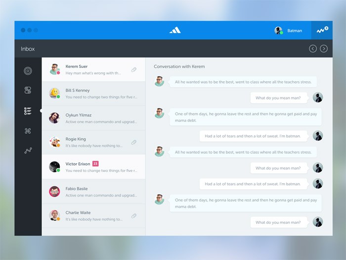 Chat Application UI Design 21