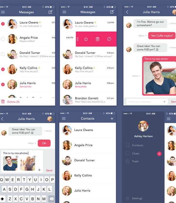 Chat Application UI Design 30