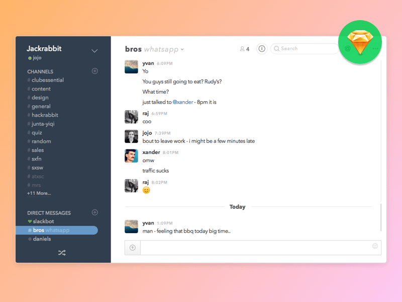 Chat Application UI Design 34