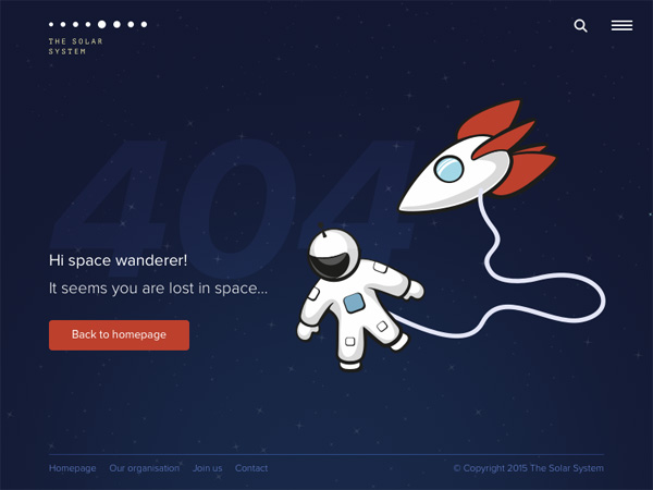 Flat 404 Error Page 12