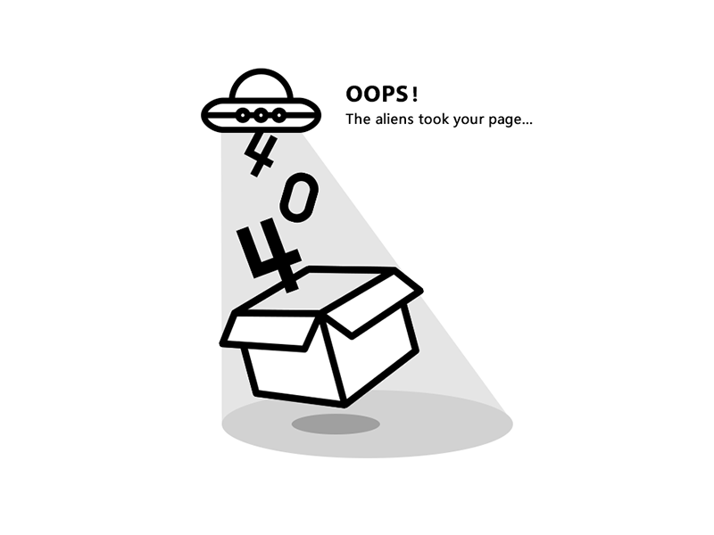 Flat 404 Error Page 14