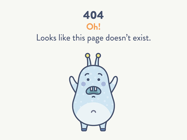 Flat 404 Error Page 22