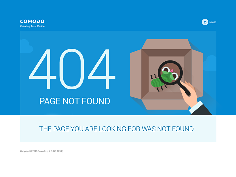 Flat 404 Error Page 23