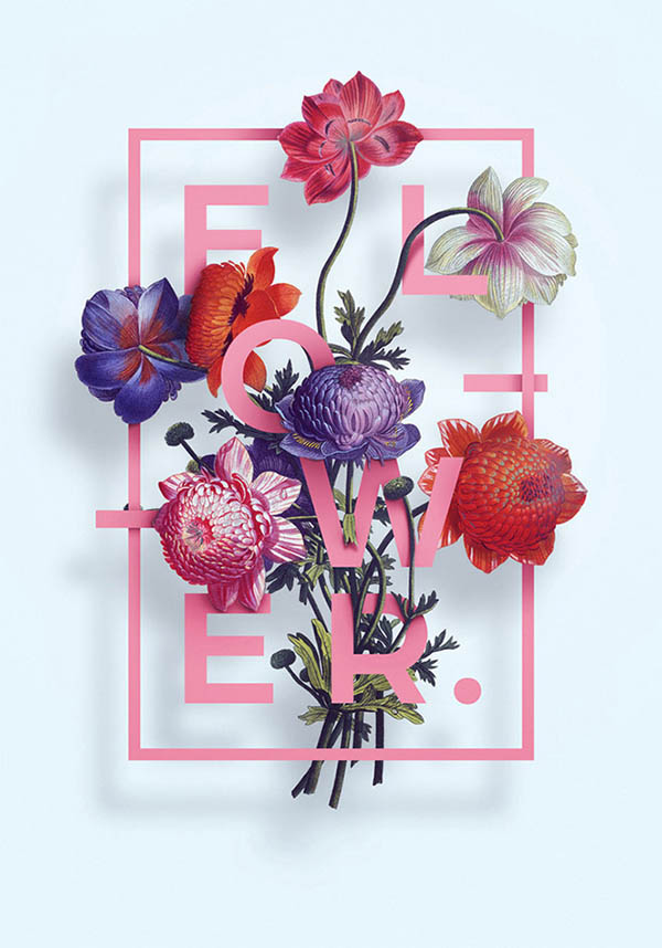 Floral Typography 02