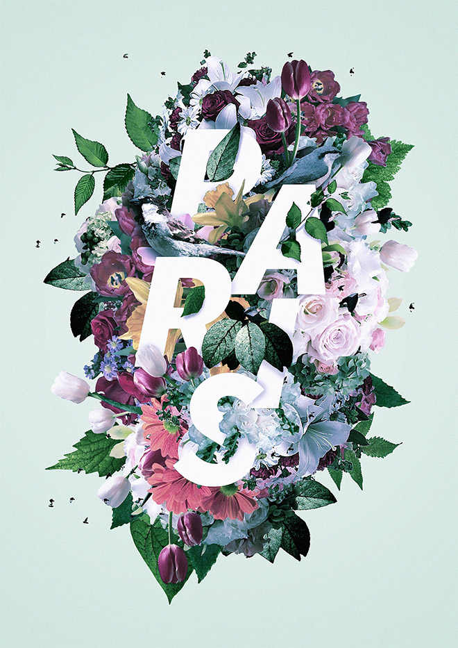 Floral Typography 13