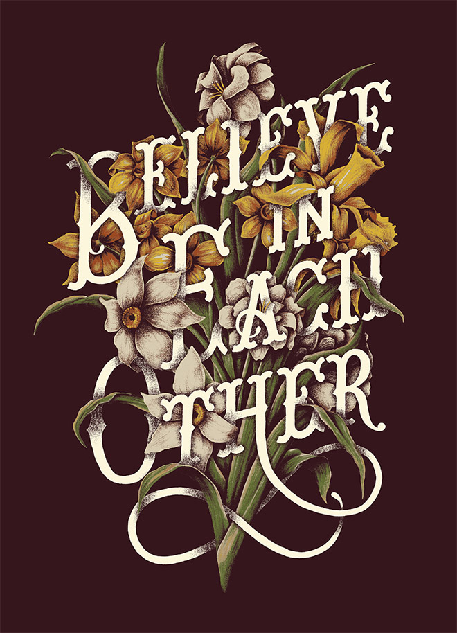 Floral Typography 23