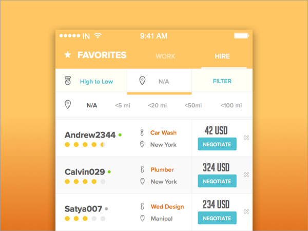 Job App UI Design 17