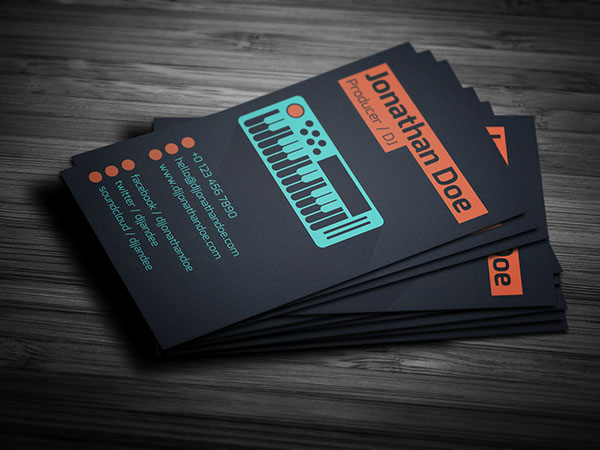 Musician Business Card 06