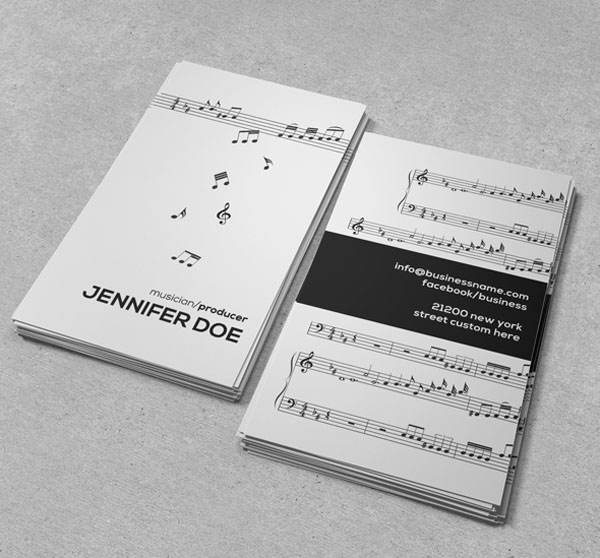 Musician Business Card 11