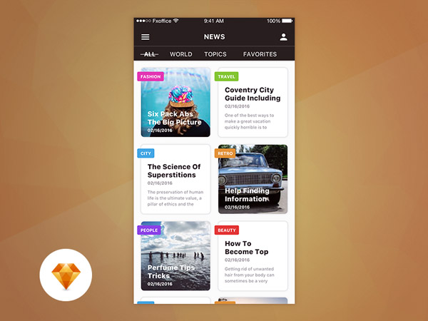 News App UI 09