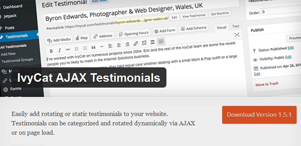 Testimonial WordPress Plugin 14