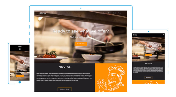 Free Restaurant WordPress Themes 07