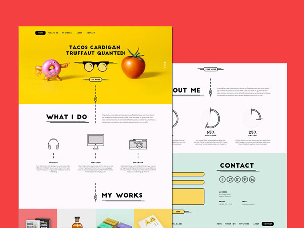 Free-flat-PSD-web-template-02