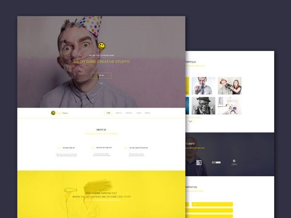 Free-flat-PSD-web-template-04