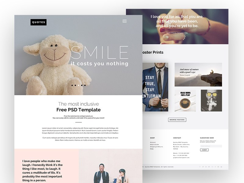 Free-flat-PSD-web-template-10