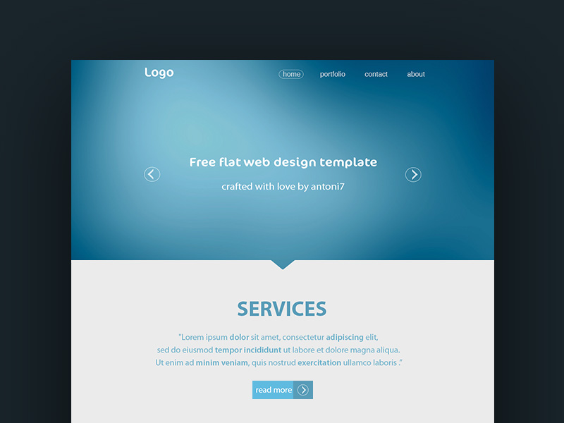 Free-flat-PSD-web-template-18