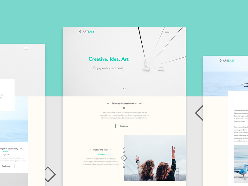 Free-flat-PSD-web-template-22