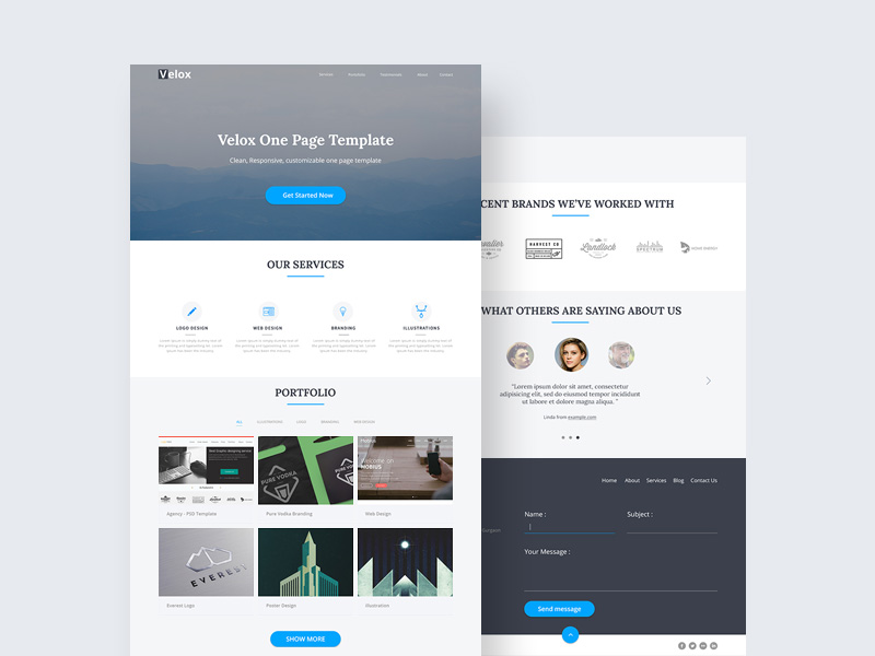 Free-flat-PSD-web-template-24