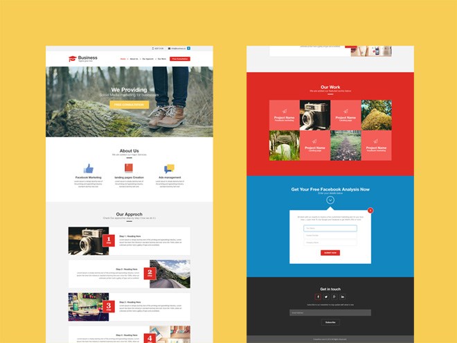 Free-flat-PSD-web-template-35