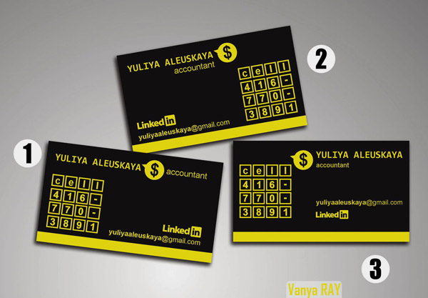 Accountant Business Card 16