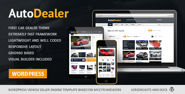 Car Dealer WordPress Theme 01