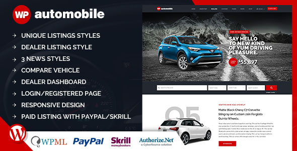 Car Dealer WordPress Theme 05