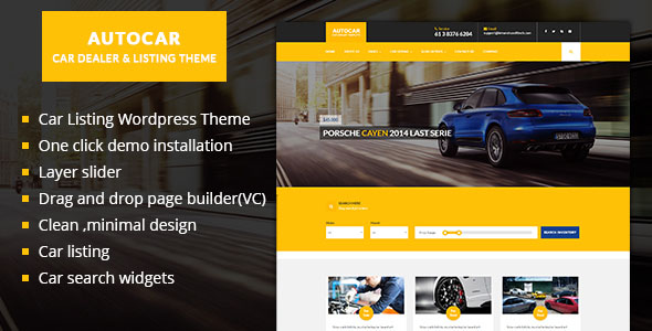 Car Dealer WordPress Theme 06