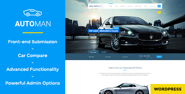 Car Dealer WordPress Theme 09