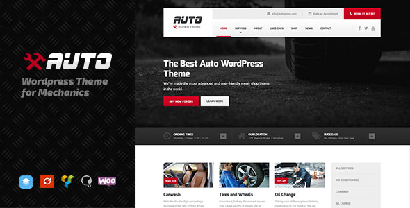 Car Dealer WordPress Theme 12