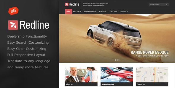 Car Dealer WordPress Theme 14