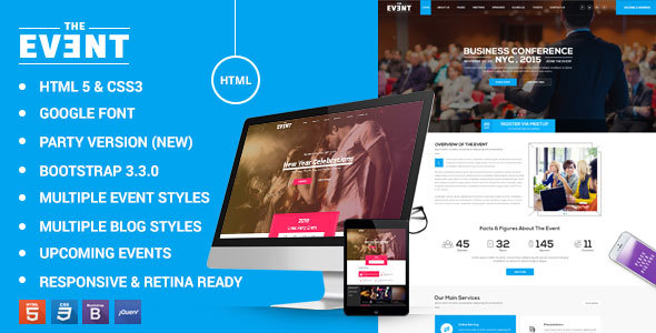 Conference Website Template 02