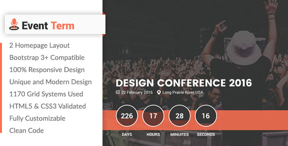 Conference Website Template 04