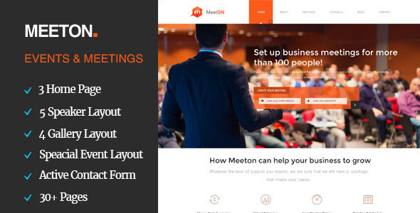 Conference Website Template 11