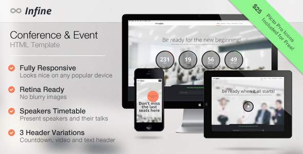 Conference Website Template 16