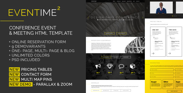 Conference Website Template 17