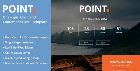 Conference Website Template 24