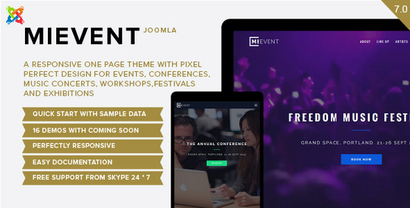 Event Joomla Template 02