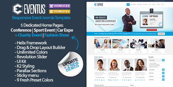 Event Joomla Template 05