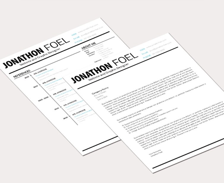 Free Minimal Resume Template 05